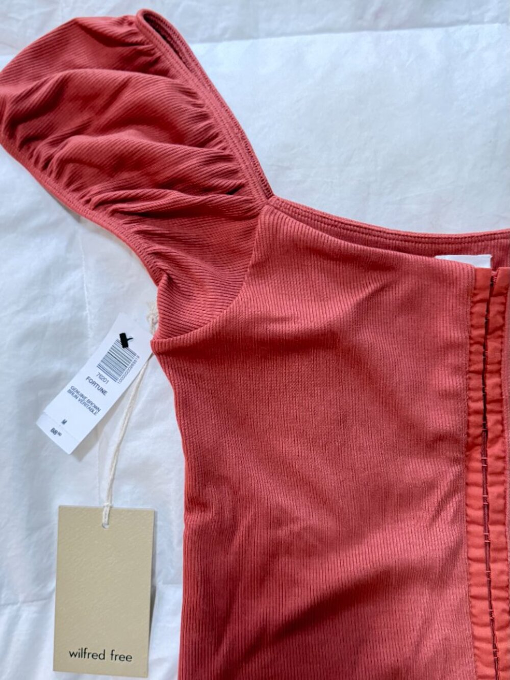 NWT Wilfred Free Fortune Dress Rusty Brown Size M